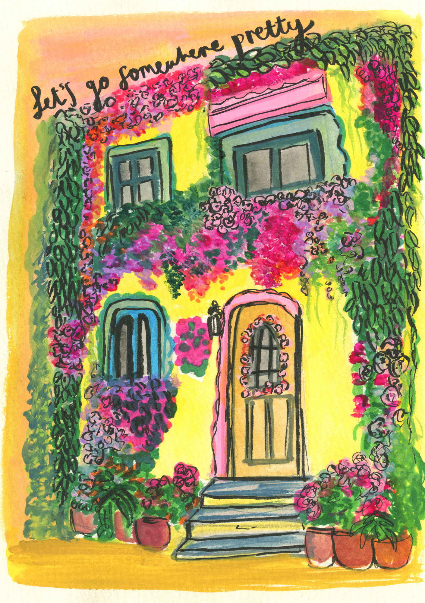 Let's go somewhere pretty print