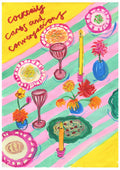 A4 Size - Carbs, cocktails and conversation