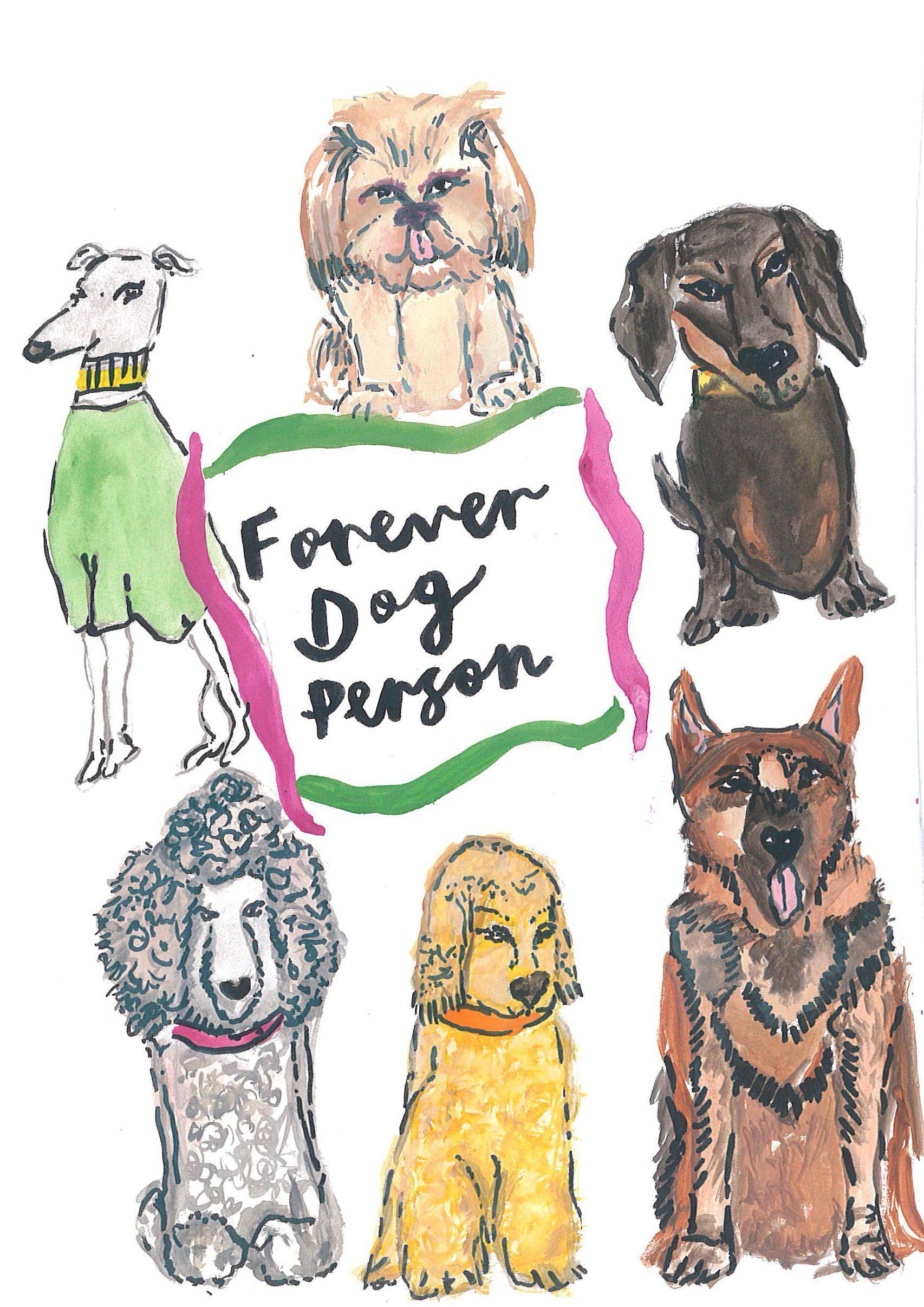 Forever Dog Person Print