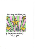 How long will I love you print
