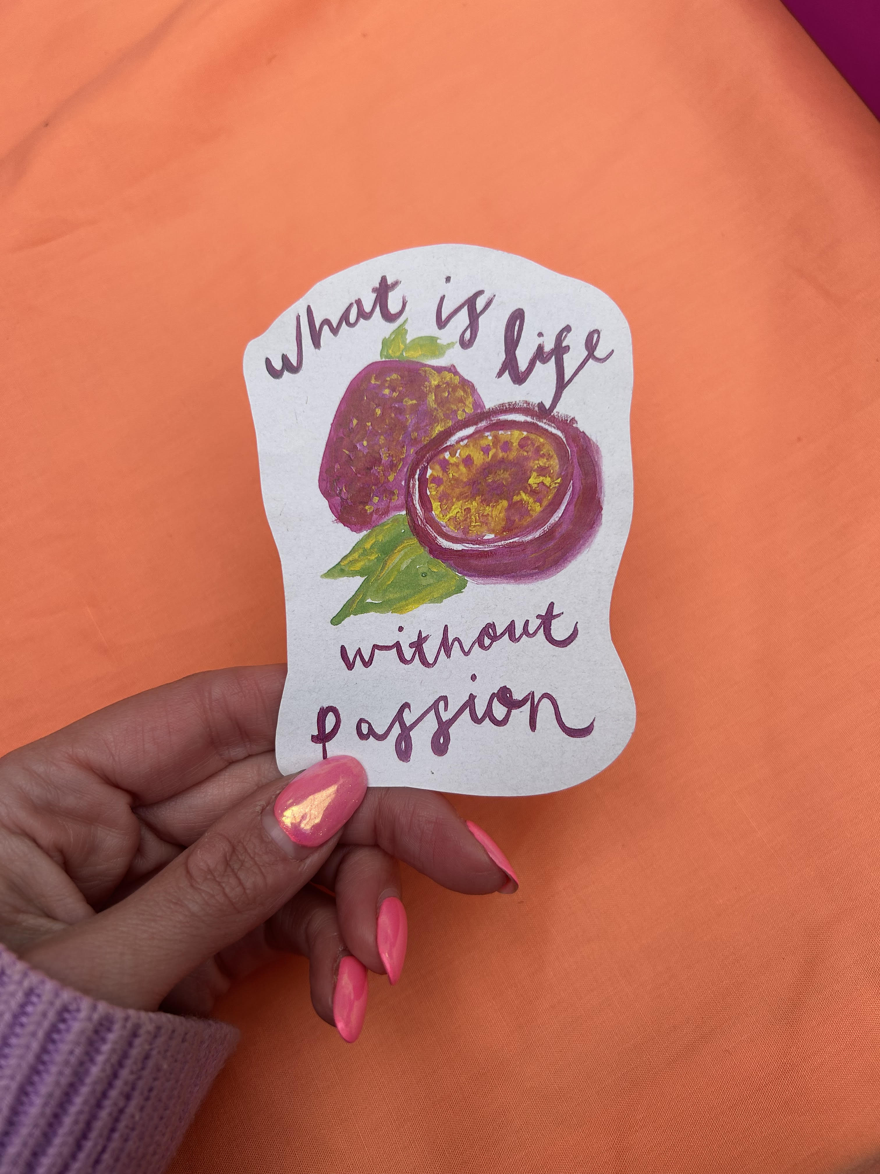 Passion sticker